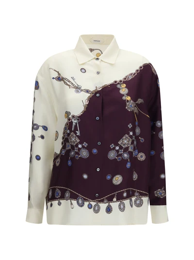 printed silk shirt