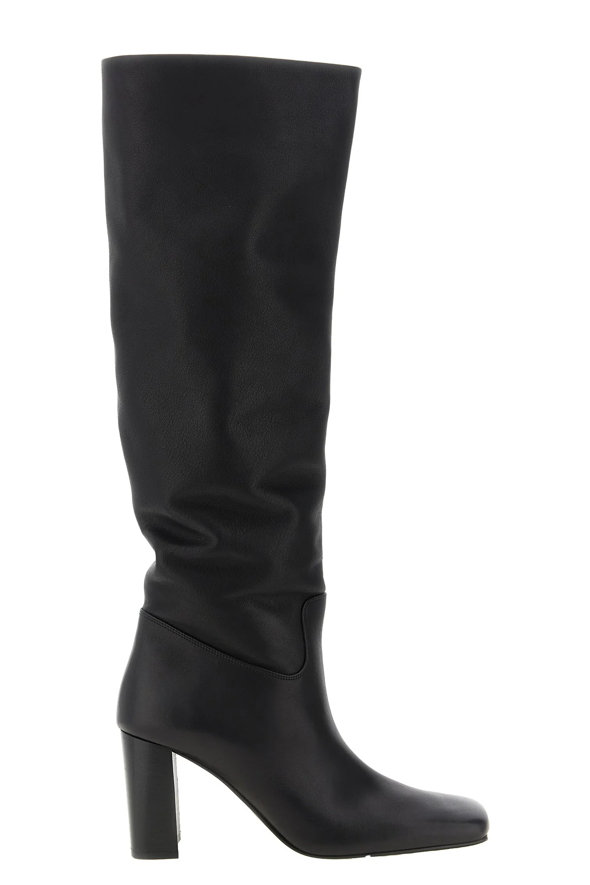 KHAITE 37 the khaite petra boot redefines vertical elegance through a rigorous silhouett