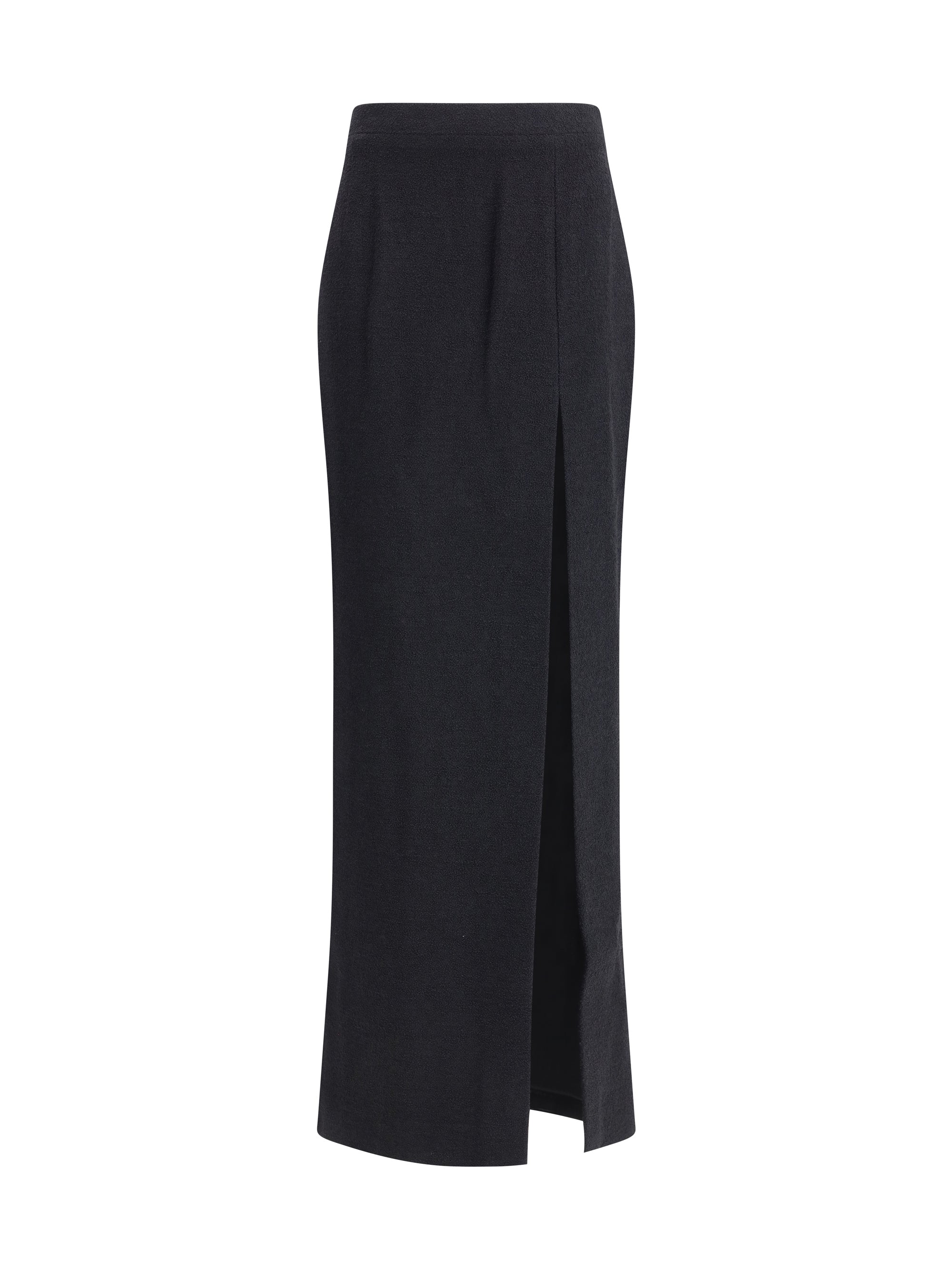 ALESSANDRA RICH 42 tweed long skirt 