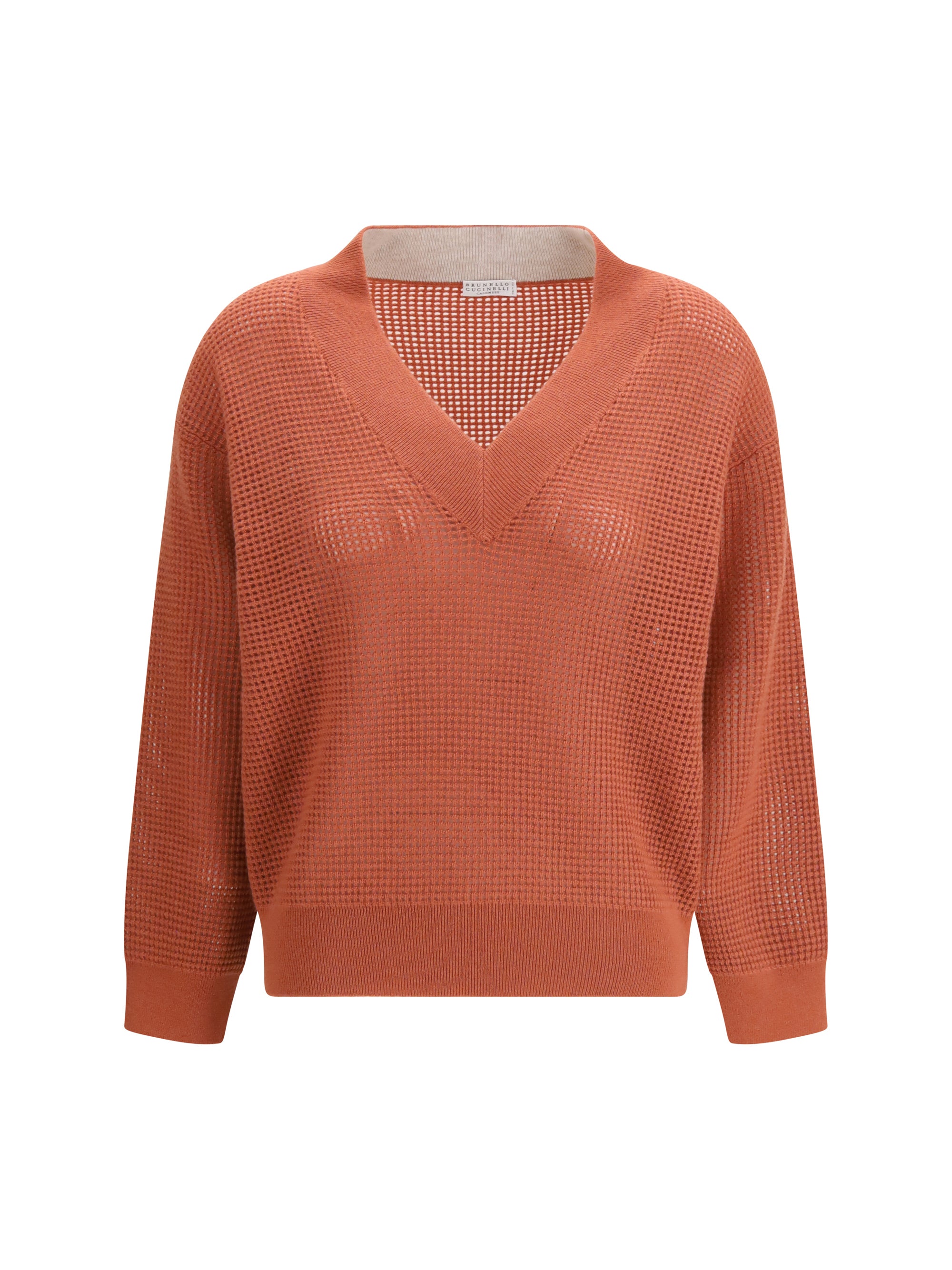 BRUNELLO CUCINELLI S cashmere net sweater 