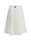 pleated jersey skirt