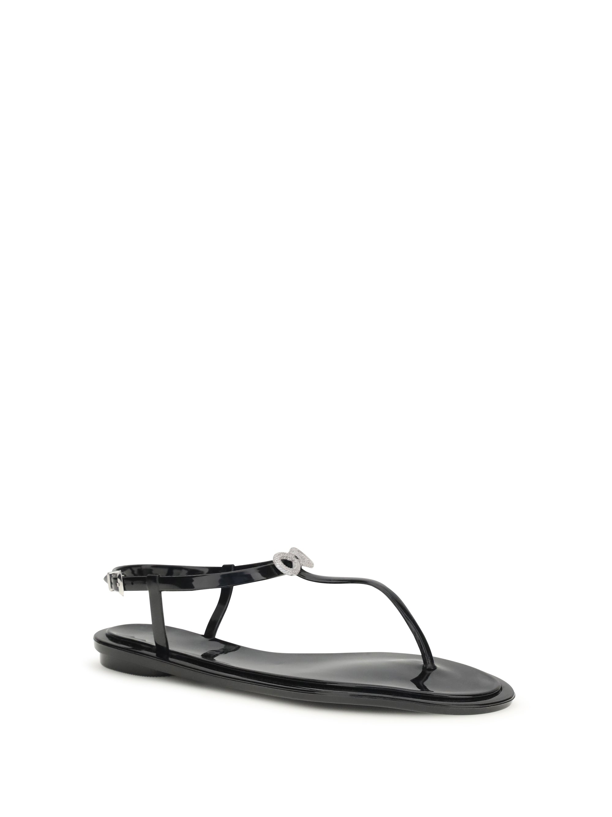 double bow sandals