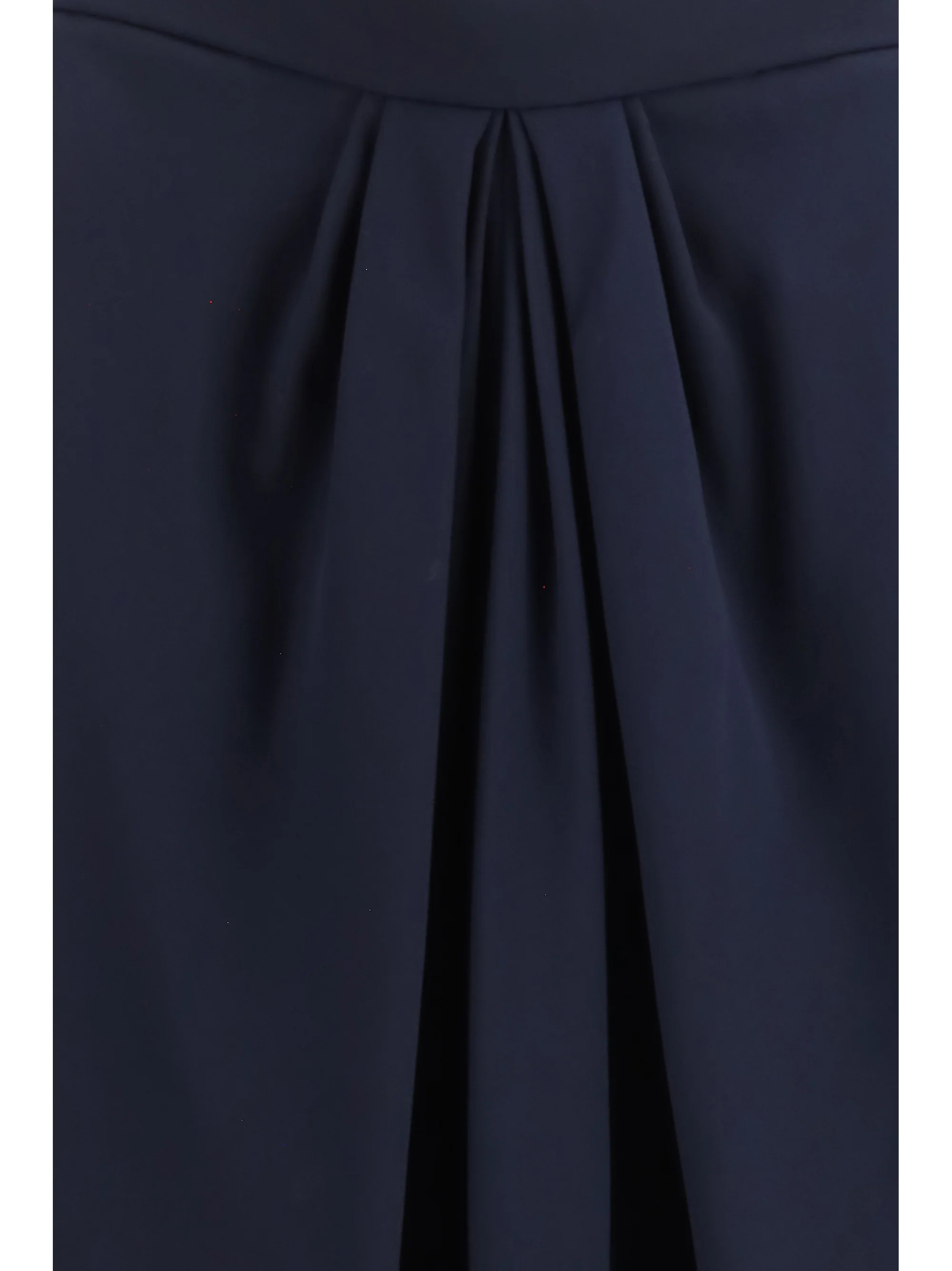 pleated silk skirt