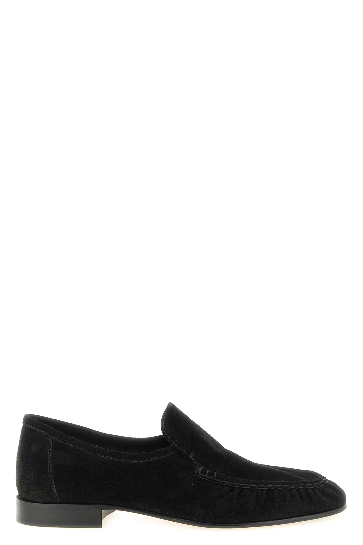 THE ROW 42 soft two suede loafers