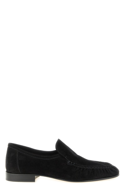 soft two suede loafers