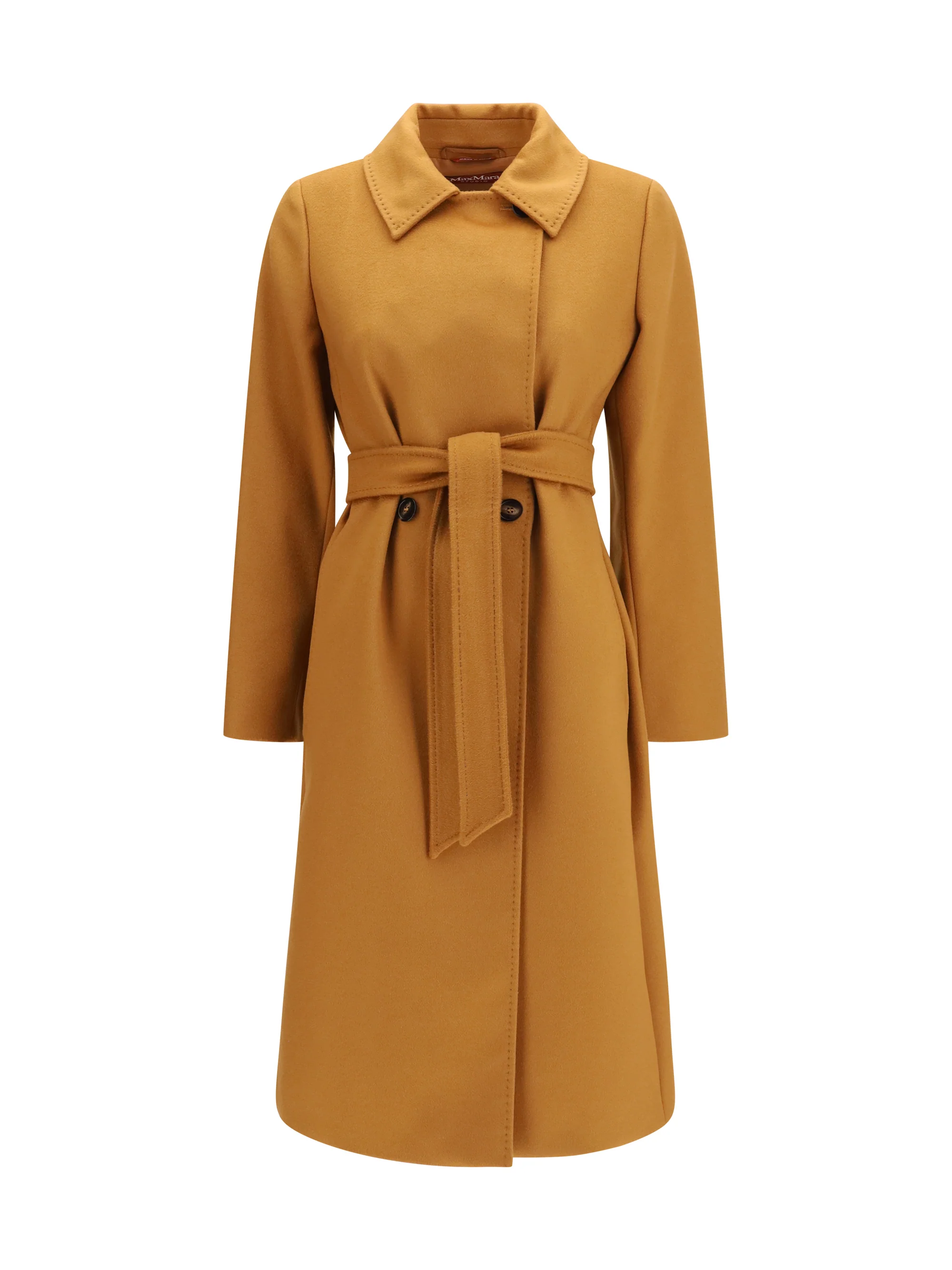 double breasted wool coat