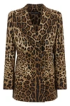 the dolce&gabbana blazer redefines the codes of tailoring through a bold all-ove