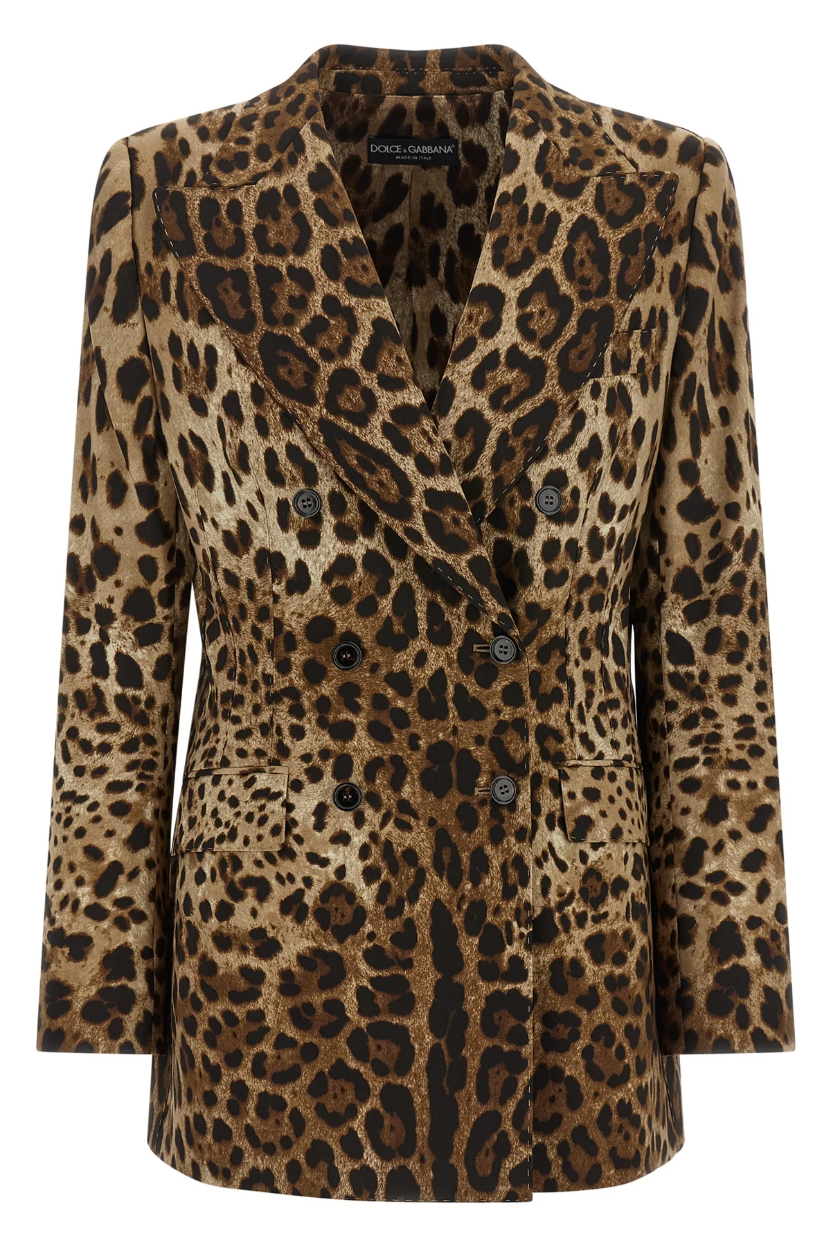 the dolce&gabbana blazer redefines the codes of tailoring through a bold all-ove