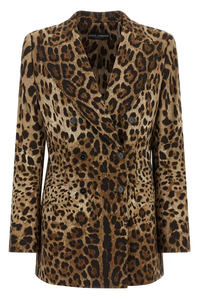 the dolcegabbana blazer redefines the codes of tailoring through a bold all-ove