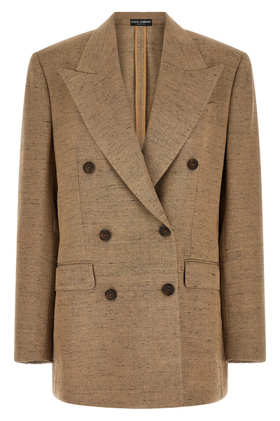 the dolce gabbana double-breasted blazer redefines the codes of tailoring thro