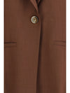 rustic-effect sleeveless jacket