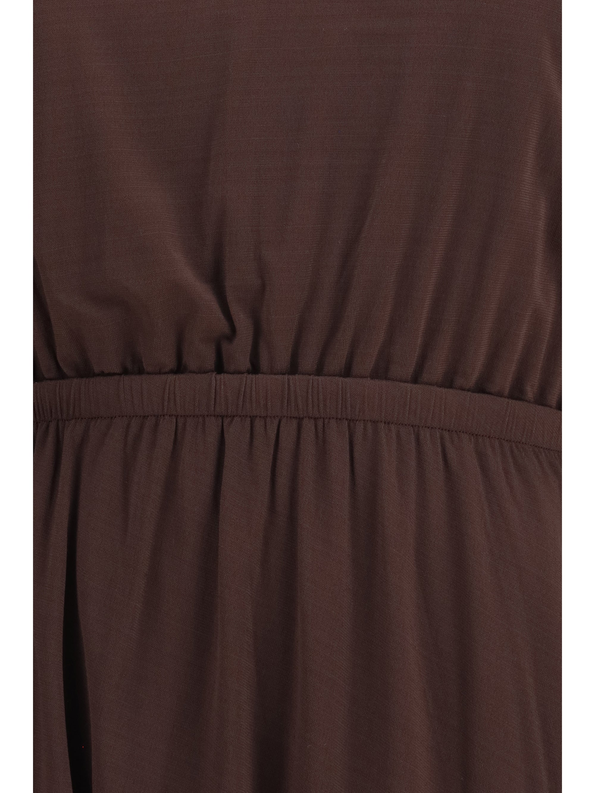 draped midi dress