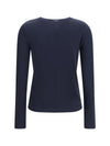 ribbed long-sleeve sweater