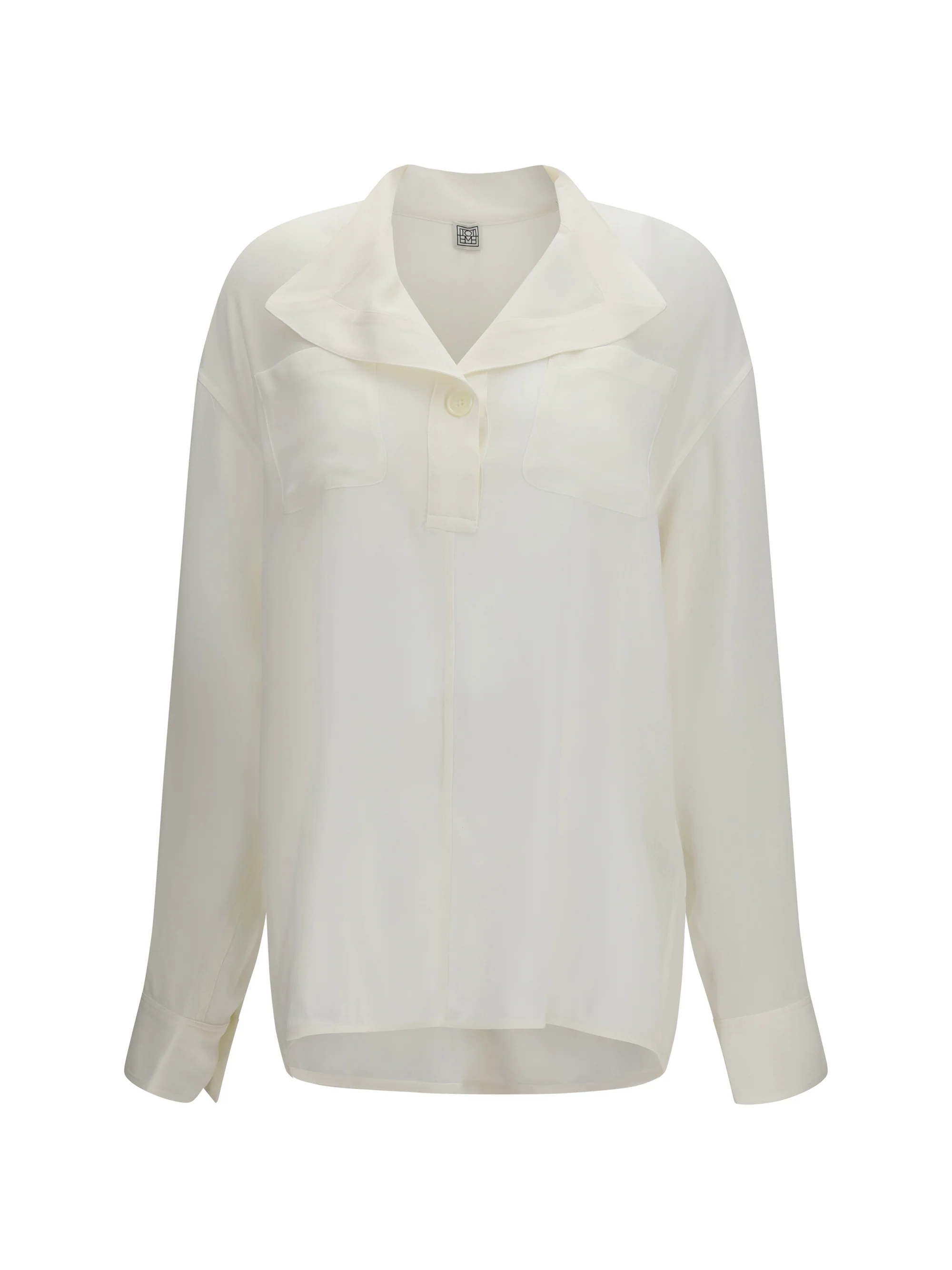 TOTEME 38 layered-collar shirt