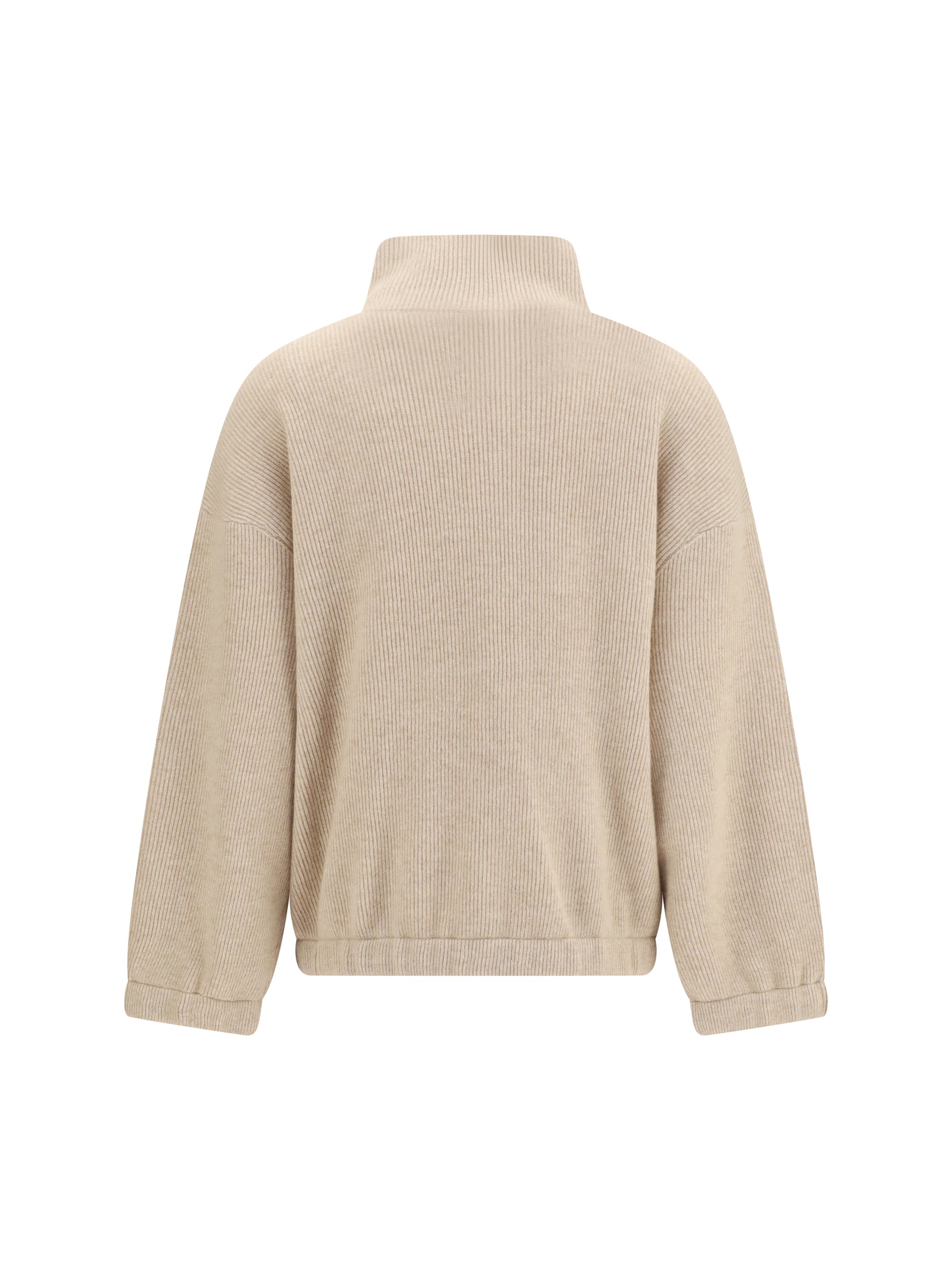 BRUNELLO CUCINELLI M cashmere half-zip sweater
