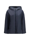 oversized padded jacket in water repellent canvas