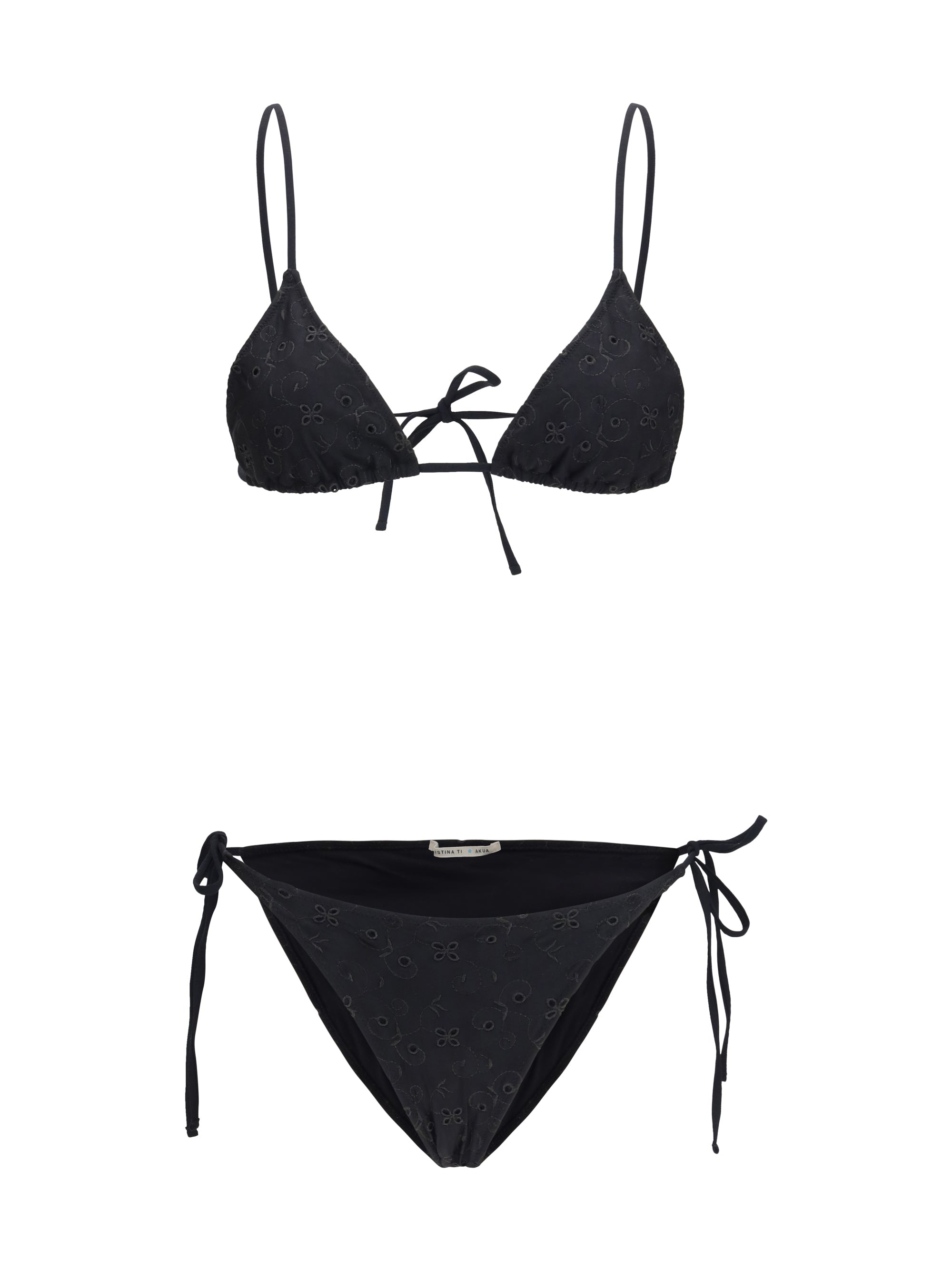 bikini with floral details