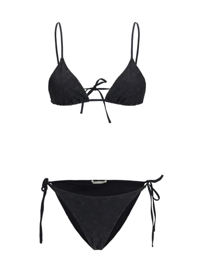 bikini with floral details