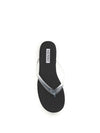 leather and rubber flip-flop sandals