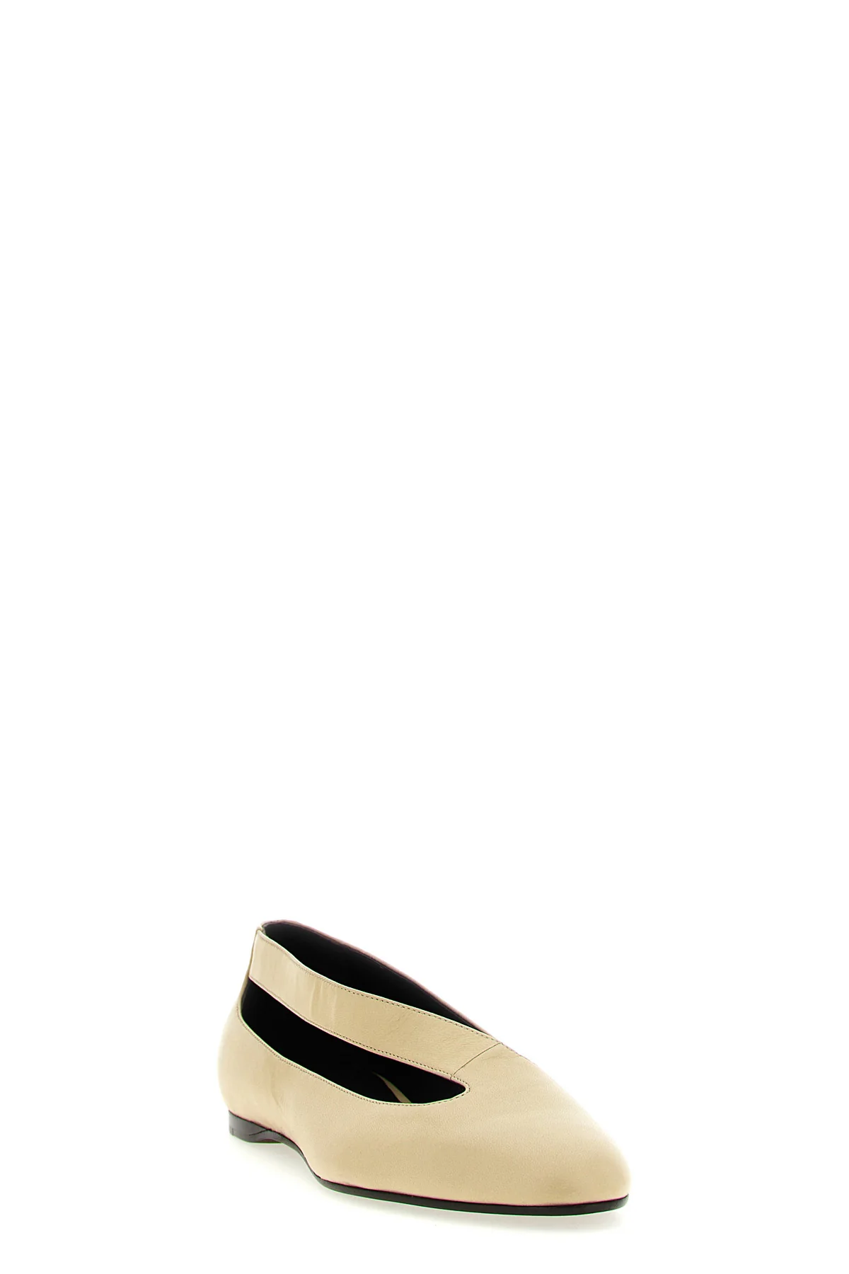 diana asymmetrical nappa ballet flats