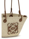 small anagram basket shoulder bag
