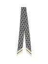 twill tout la v scarf