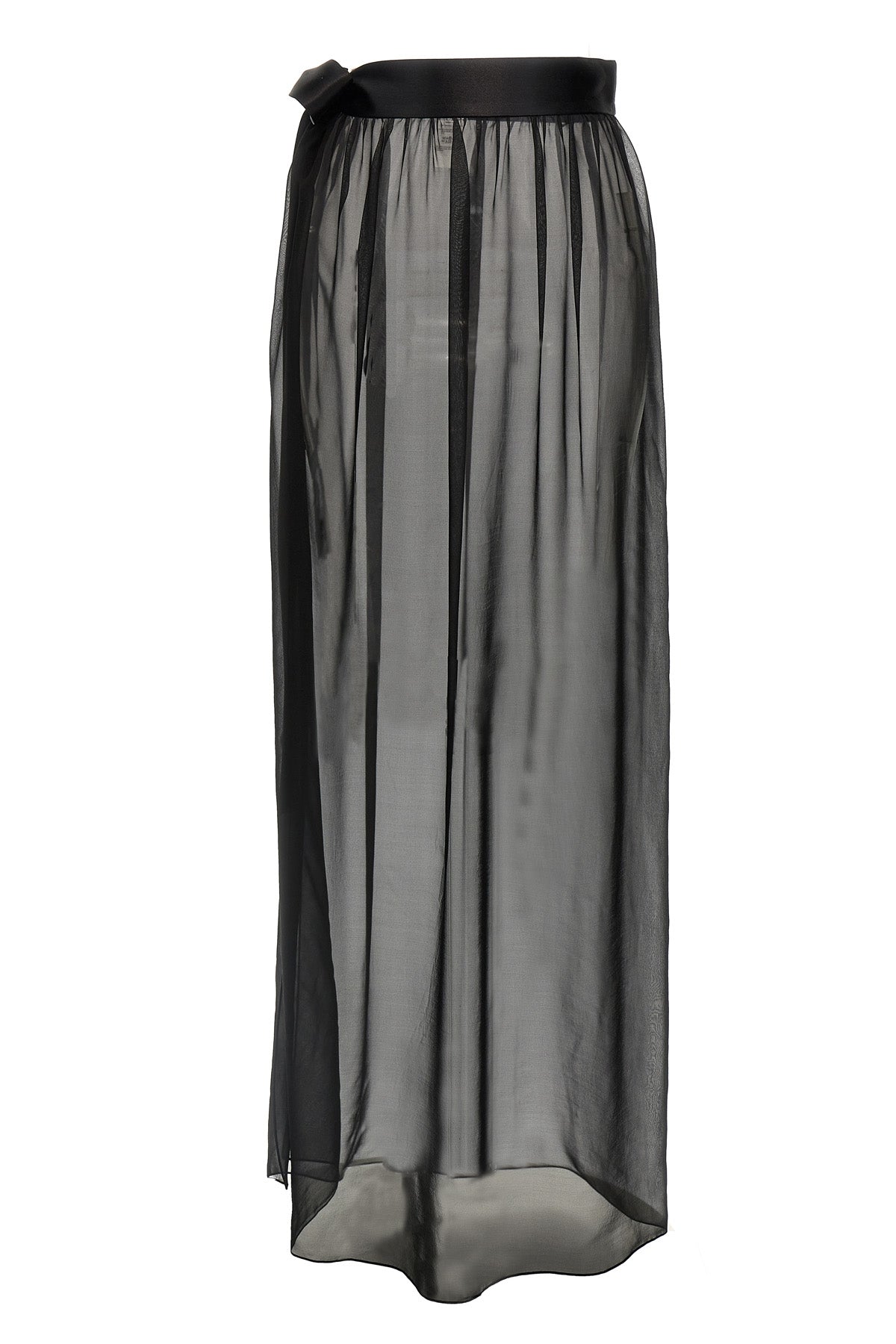 DOLCE amp; GABBANA 44 long silk chiffon skirt