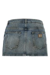 the dolce&gabbana mini skirt redefines casual aesthetics through meticulous tail