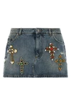 the dolce&gabbana mini skirt redefines casual aesthetics through meticulous tail