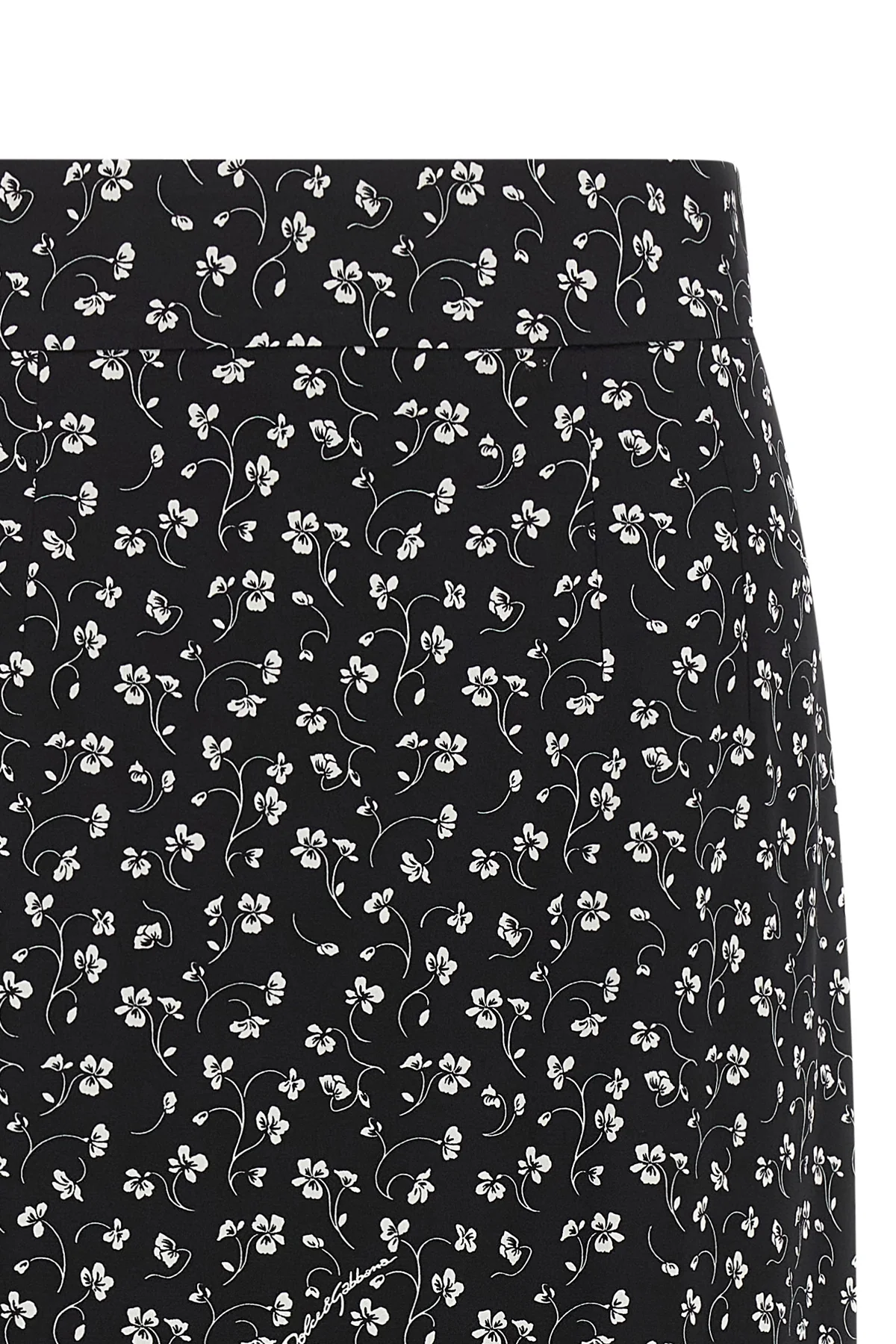 the dolce&gabbana silk blend midi skirt embodies timeless sartorial elegance