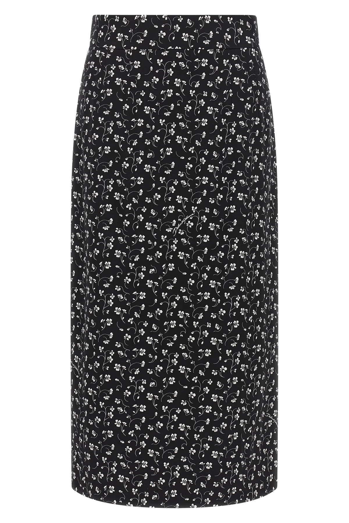 the dolce&gabbana silk blend midi skirt embodies timeless sartorial elegance