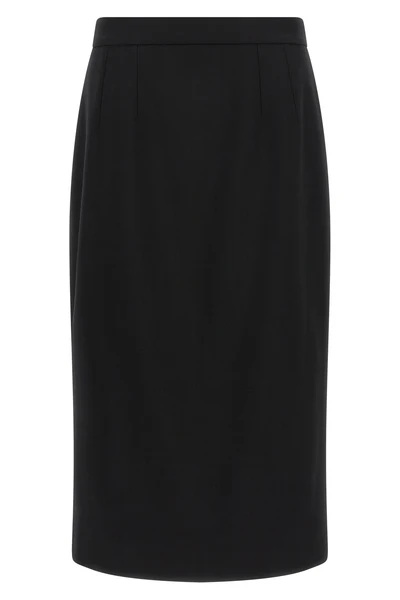 the dolcegabbana midi skirt defines the essence of contemporary tailoring throu