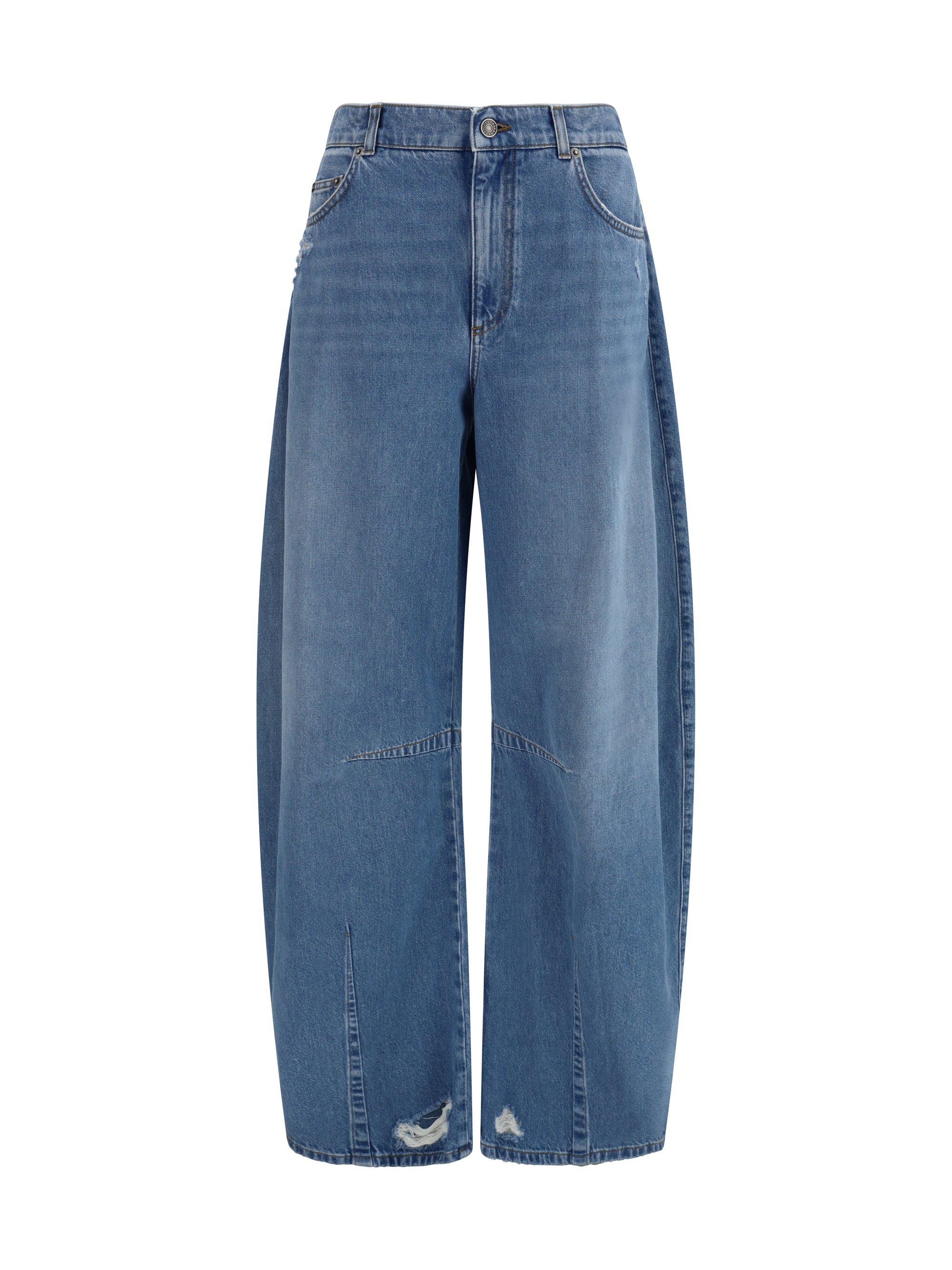 distressed jeans