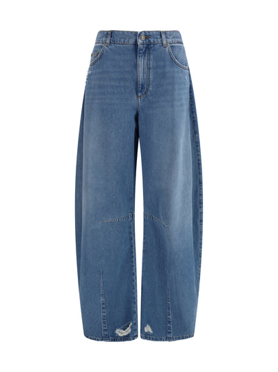 distressed jeans