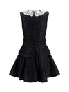 sequin bouclé dress