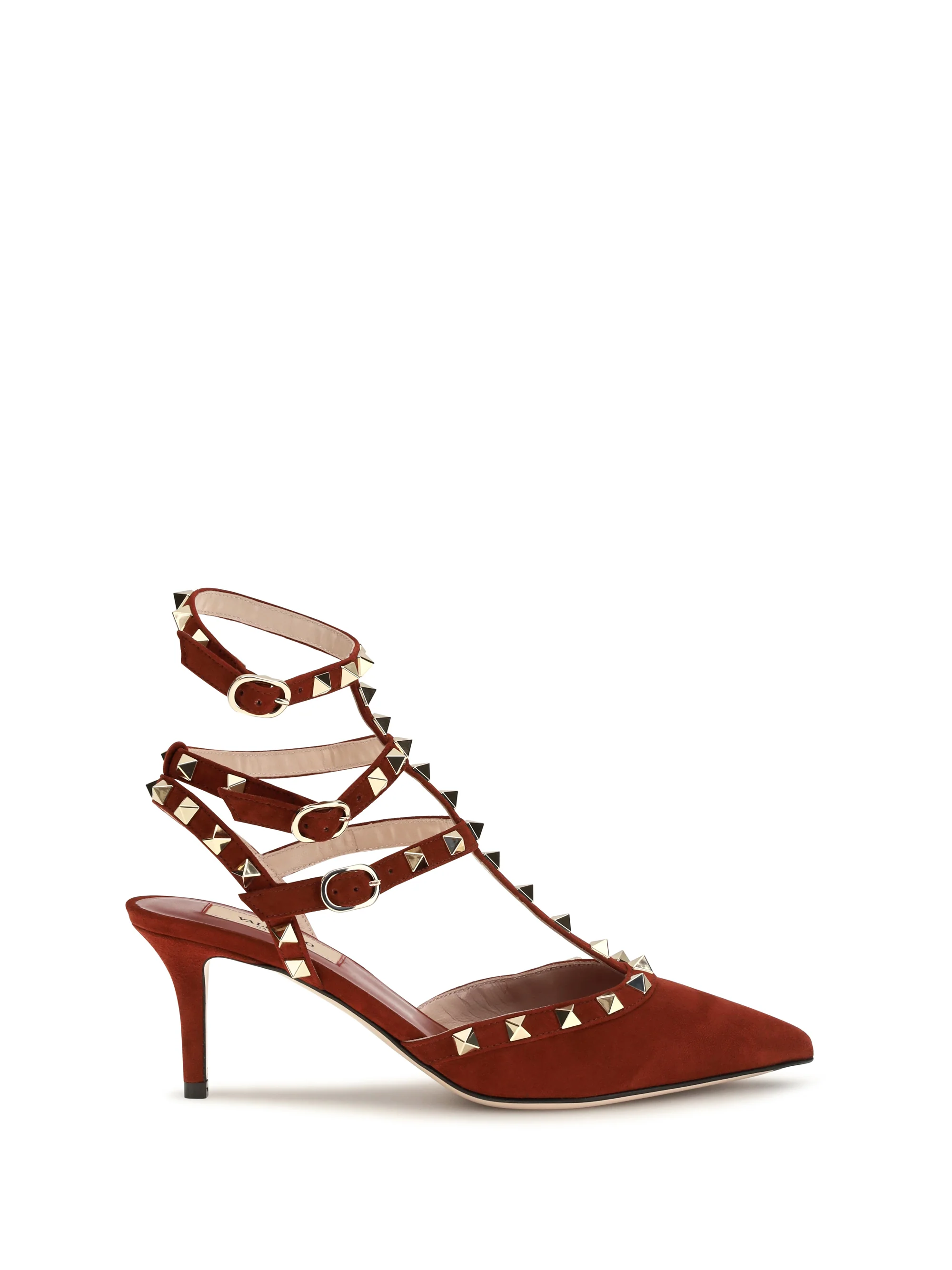 VALENTINO GARAVANI 41 rockstud suede pumps