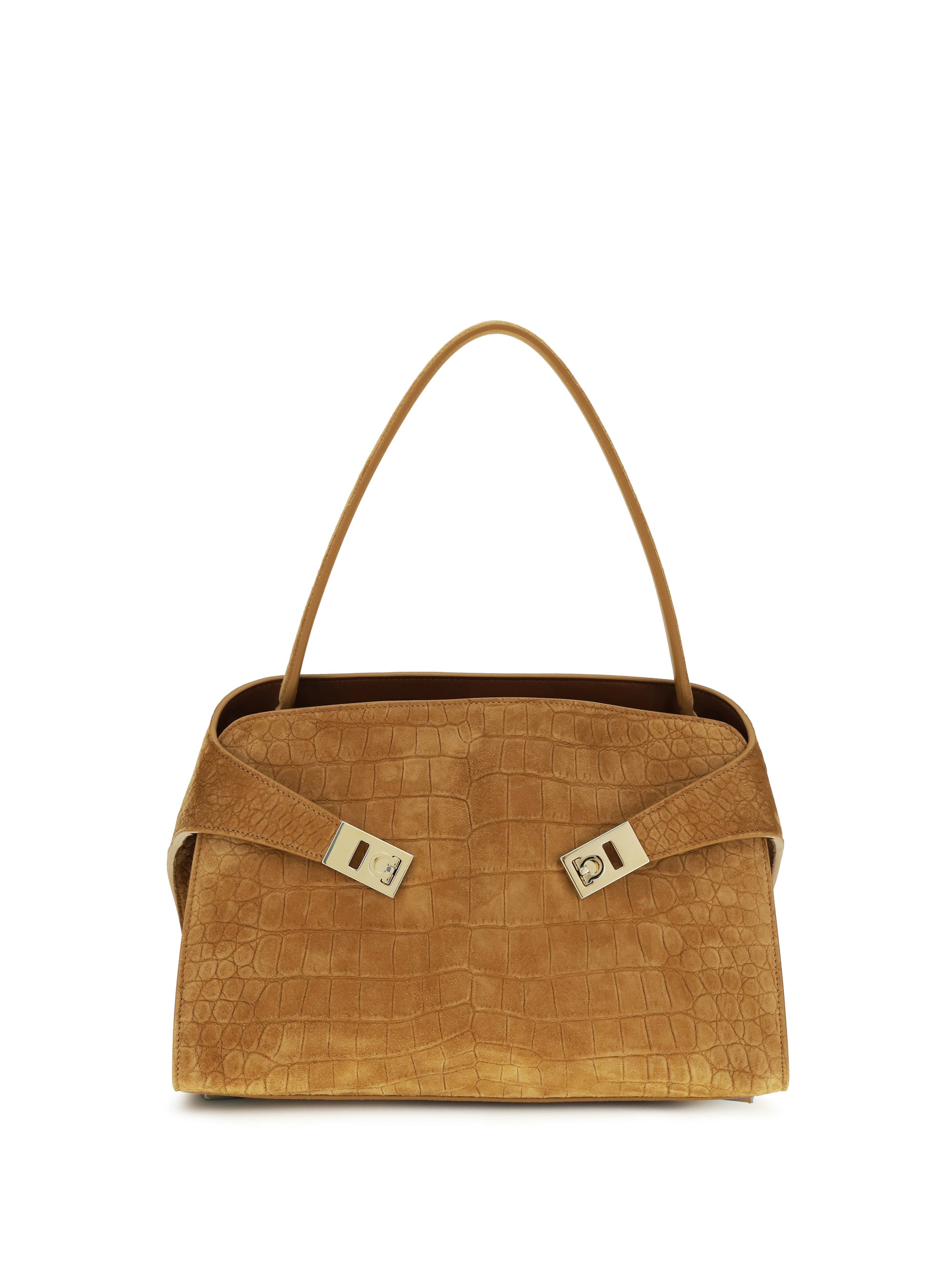 FERRAGAMO OS medium hug soft shoulder bag 