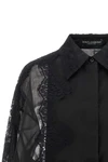 cashmere organza shirt