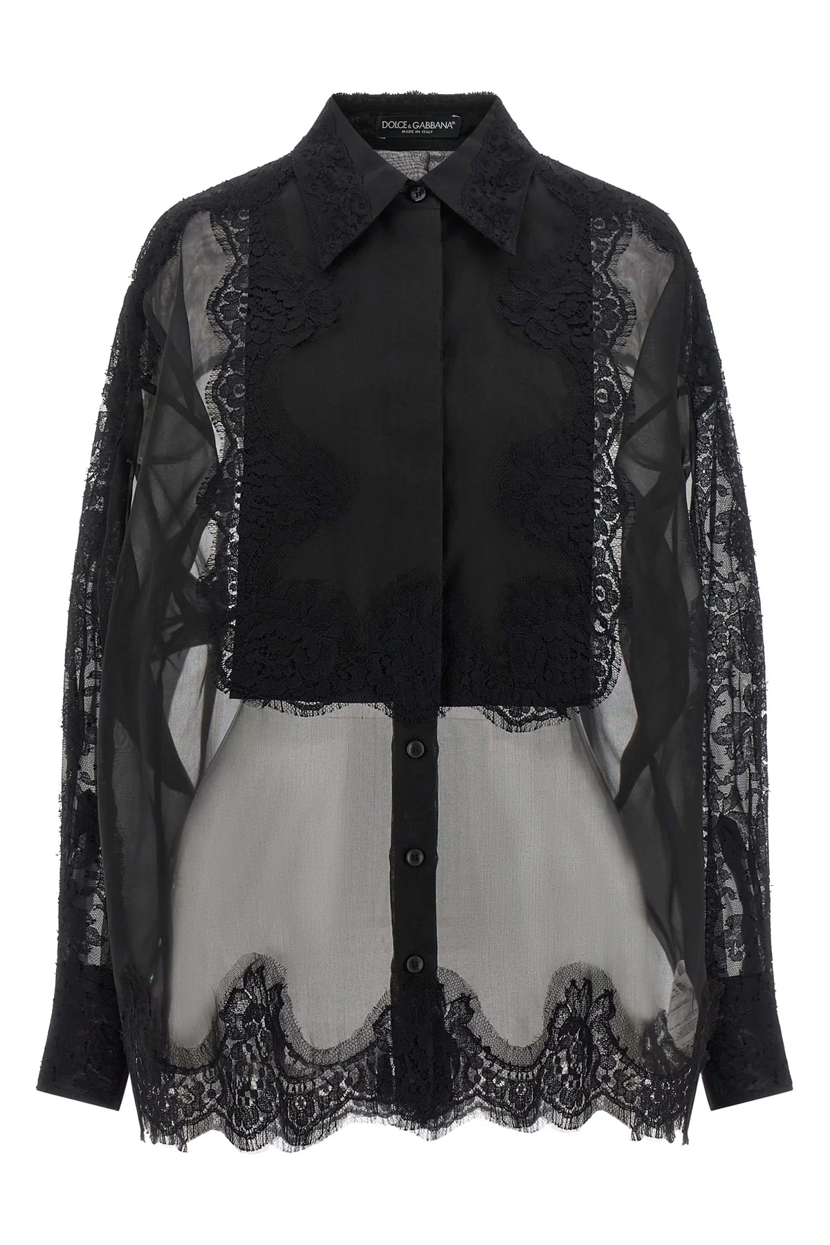 DOLCE amp; GABBANA 40 cashmere organza shirt