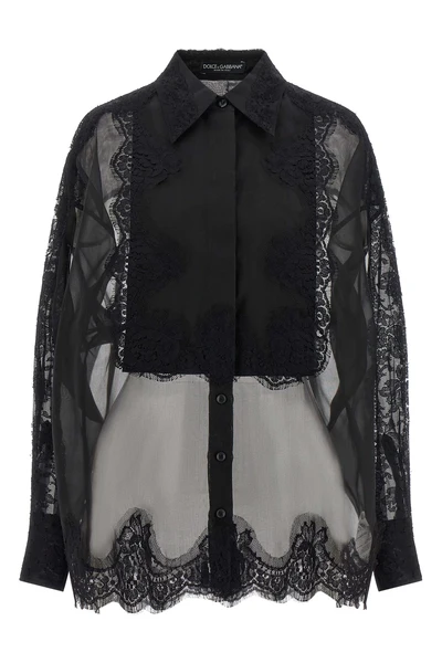 cashmere organza shirt