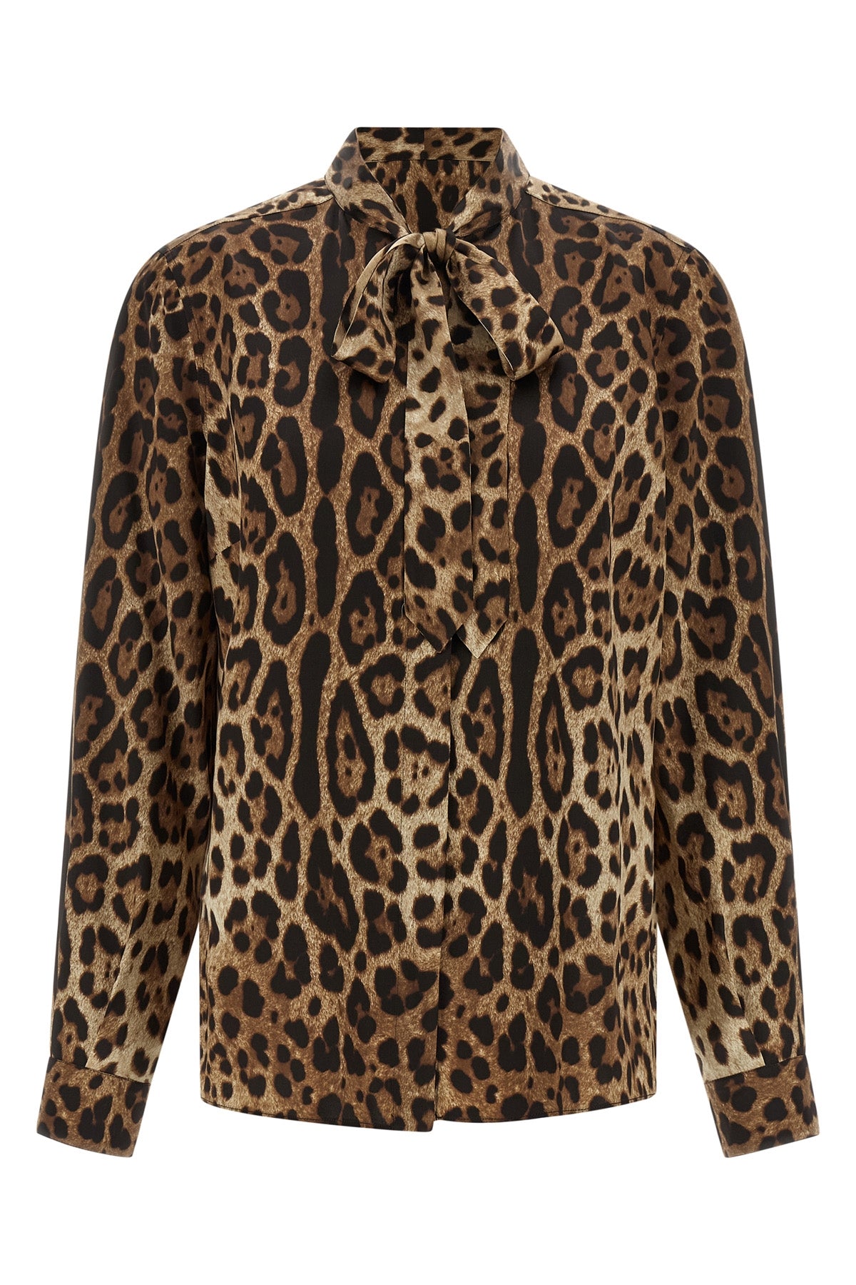 DOLCE amp; GABBANA 40 leopardo print satin shirt