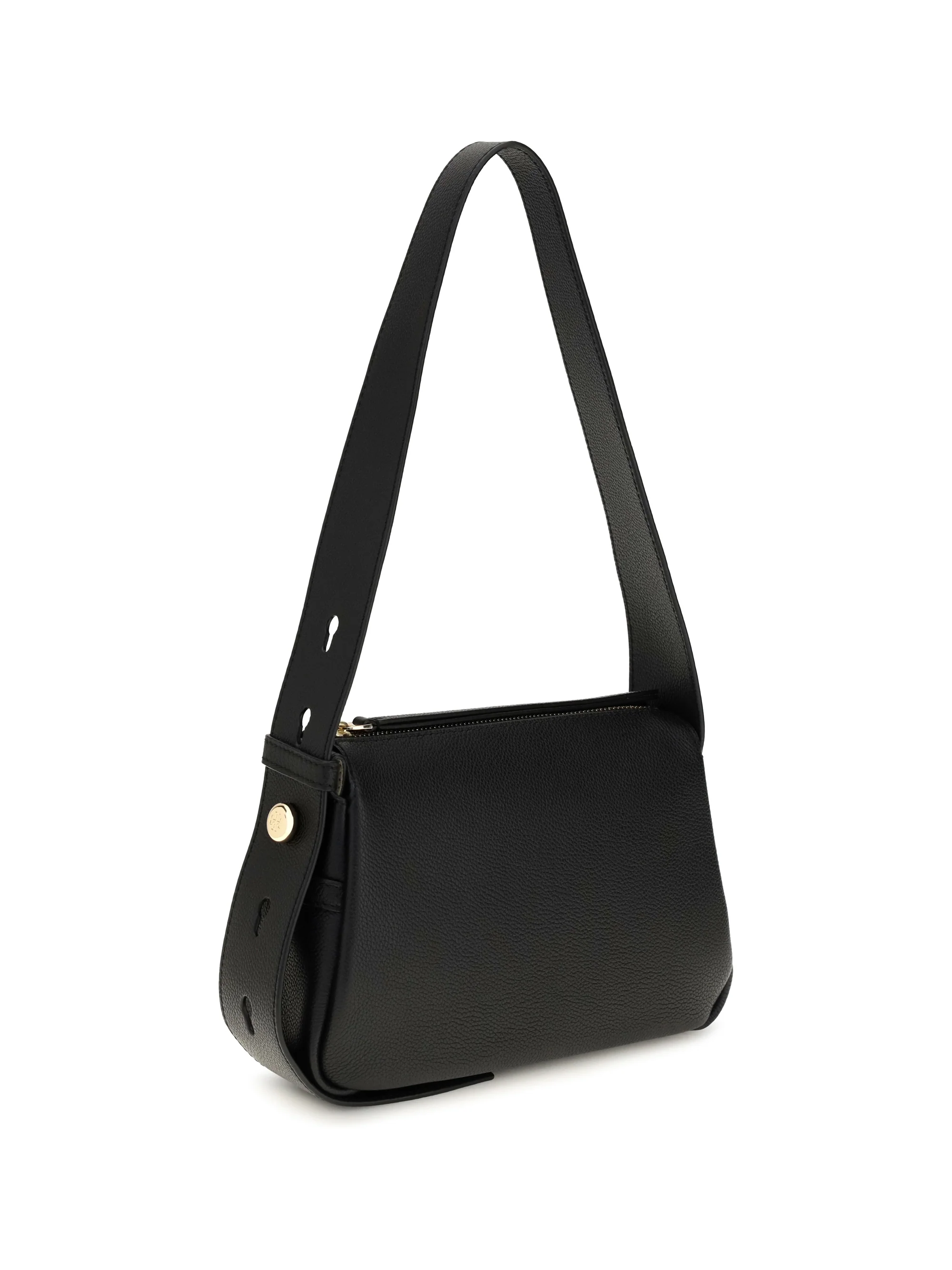 TORY BURCH OS small romy pebbled leather shoulder bag