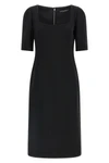 the dolce&gabbana double crêpe wool midi dress defines an impeccable sartorial s
