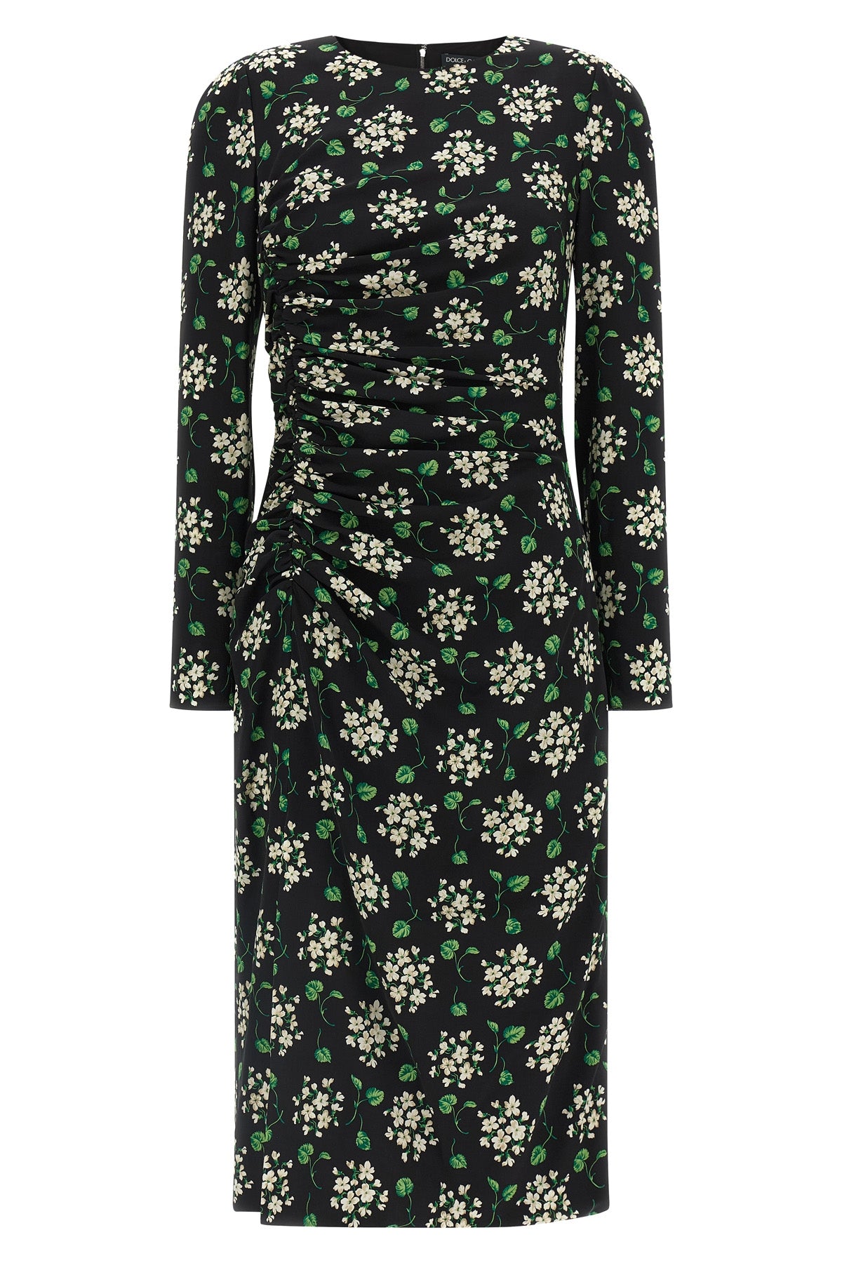 DOLCE amp; GABBANA 40 silk charmeuse midi dress