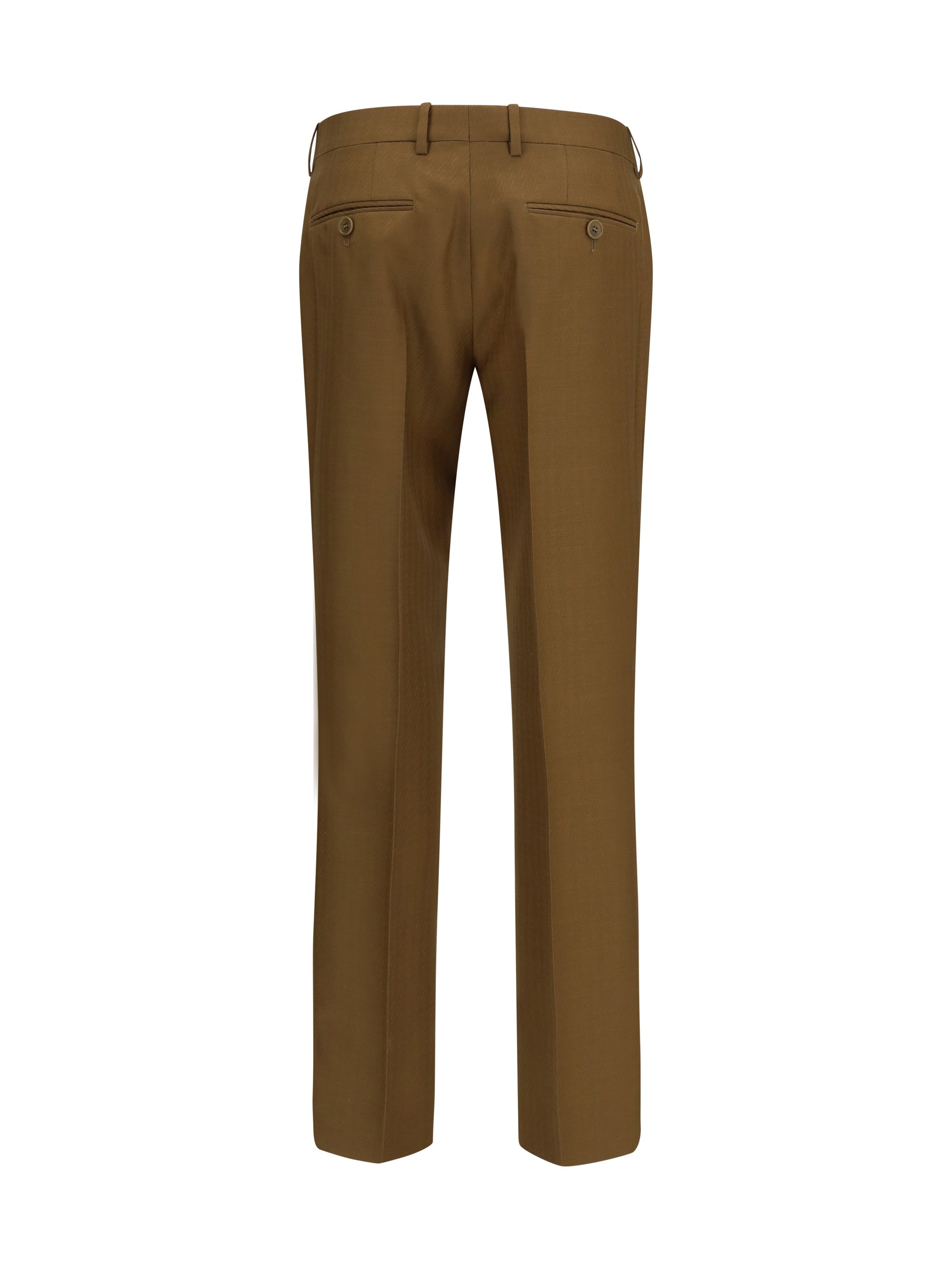 tailored pants in wool mohair
