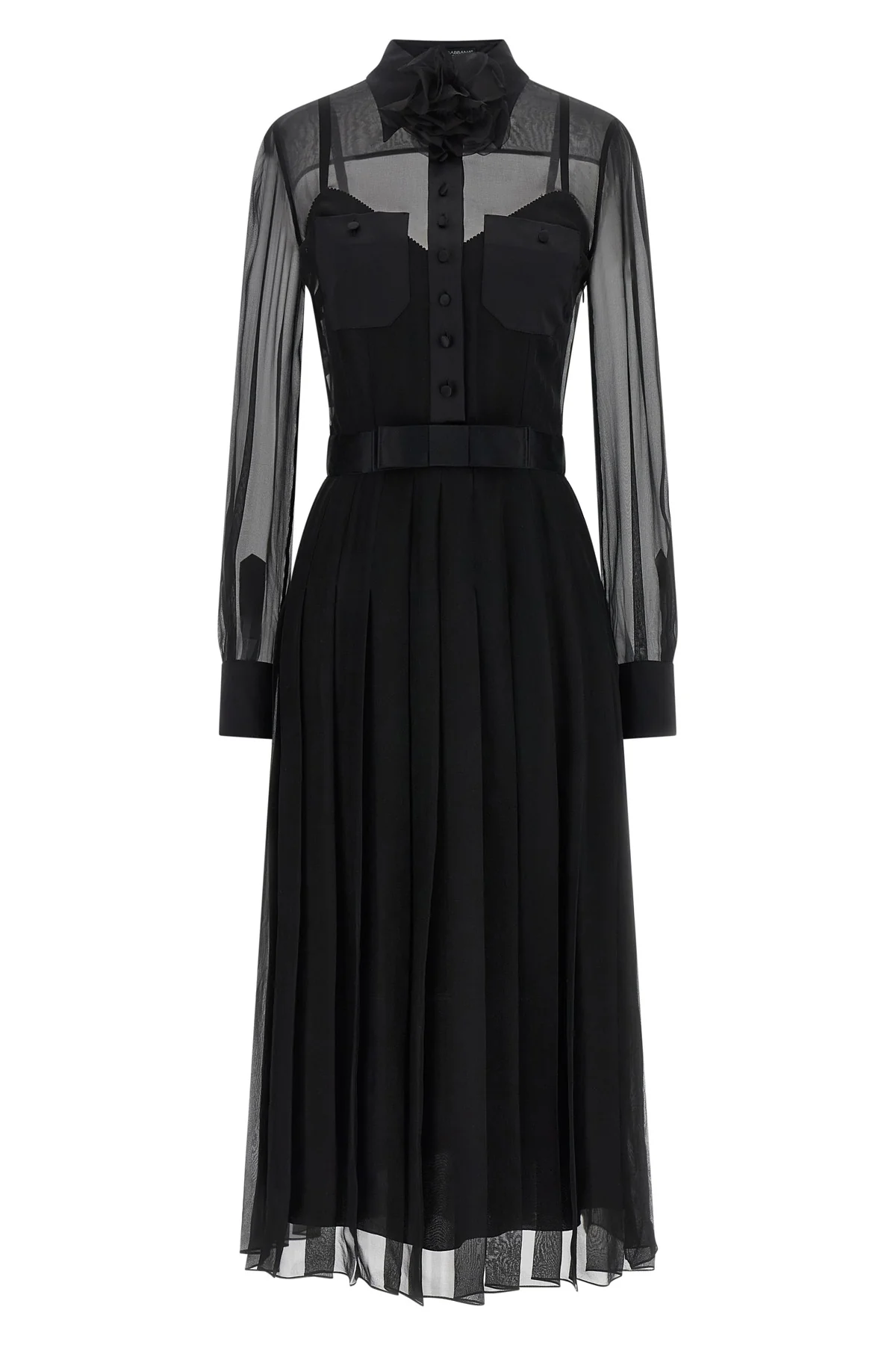 DOLCE amp; GABBANA 42 the dolce amp; gabbana longuette chemisier dress is built