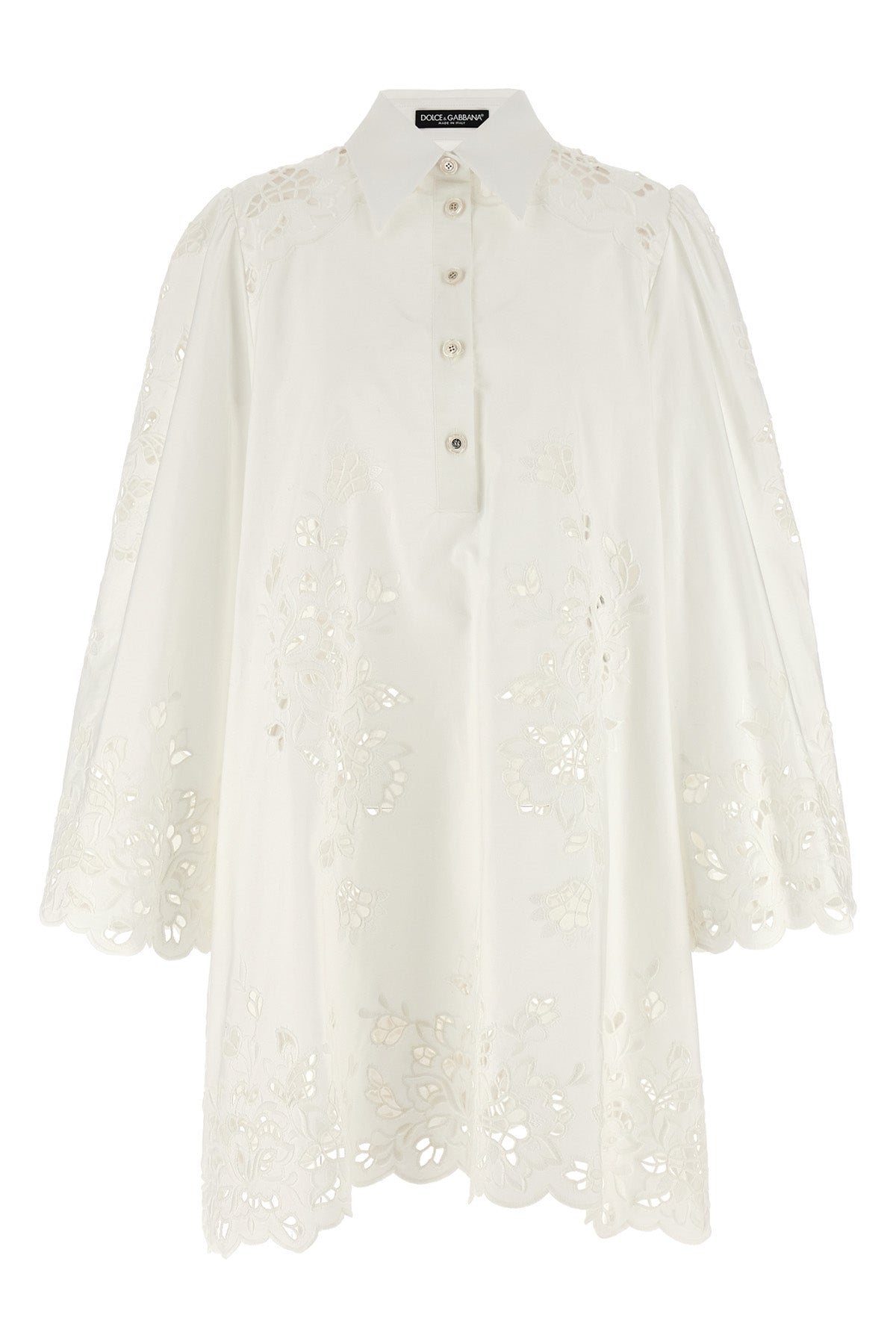DOLCE amp; GABBANA 40 capri cotton poplin shirt dress