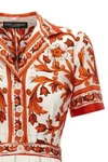 the dolce & gabbana maiolica print silk twill midi dress embodies sartorial ex