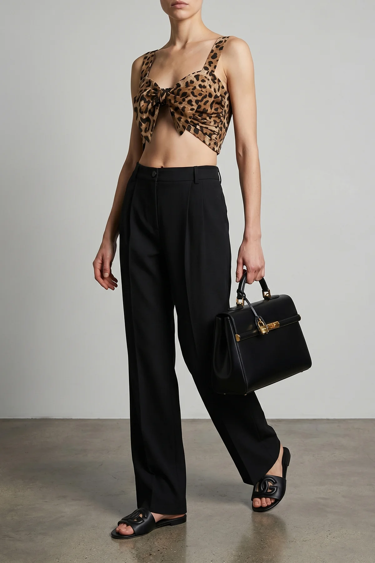 DOLCE amp; GABBANA 42 stretch cotton poplin top