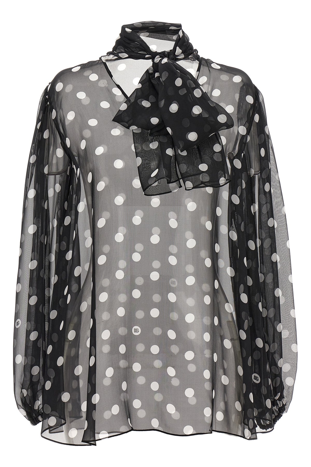 DOLCE amp; GABBANA 42 mambo blouse in silk chiffon